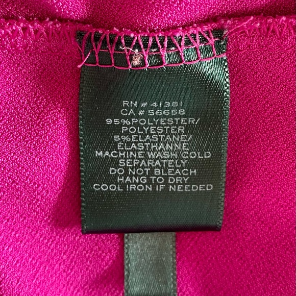 Ralph Lauren Magenta Silky Flowing Top EUC - Picture 8 of 8